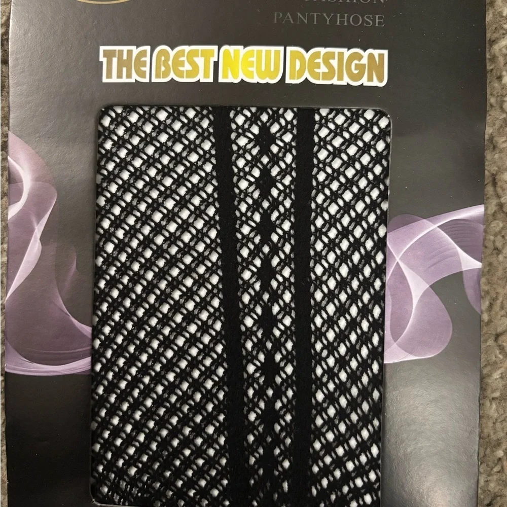Elegant Black Fishnet Tights